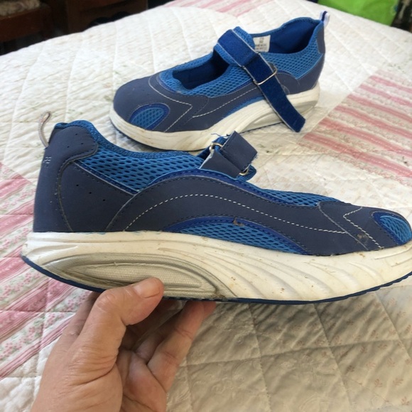 Vintage blue purenrg athletics runners with Breathable Mesh and Slip-On Design- - Picture 4 of 8